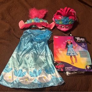 3T-4T Poppy Trolls Costume with Candy Bucket